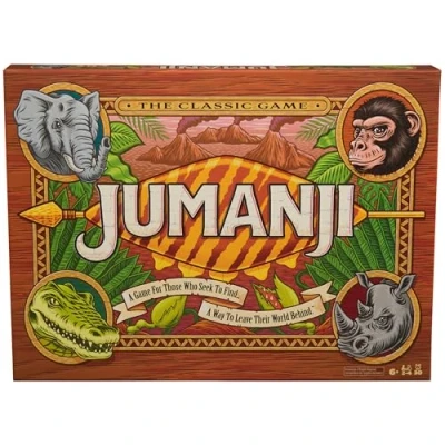 Afbeelding van Spin Master Games Jumanji bordspel, de nieuwste editie van het klassieke avonturenspel voor kinderen en gezinnen vanaf 8 jaar