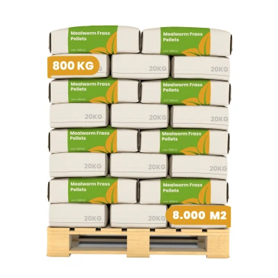 Afbeelding van Organifer Meelworm Frass Insectenmest korrels (40x = 800Kg Voor 8000m2)