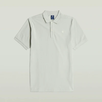 Afbeelding van G Star Raw Dunda Slim Polo S\s Polo&#039;s &amp; T shirts Heren shirt Beige Maat M