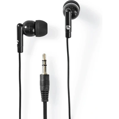 Afbeelding van Nedis Hpwd1001Bk Wired Headphones 1.2M Round Cable In Ear Black