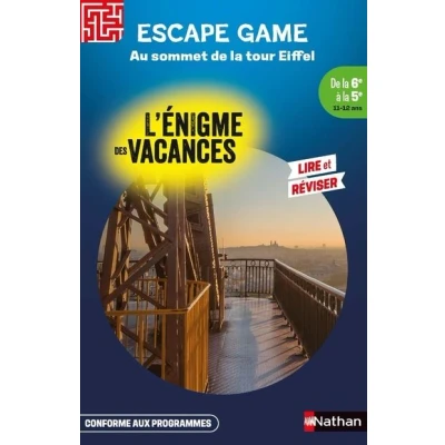 Image de Enigme des vacances Escape game de la 6ème à 5ème Au sommet Tour Eiffel