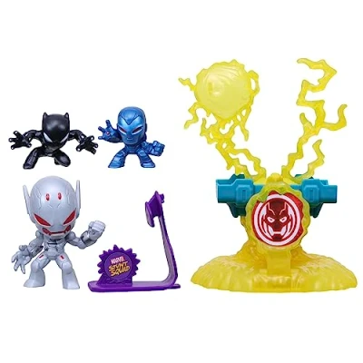 Afbeelding van Marvel Stunt Squad Speelset Ironman VS Black Panther Middel
