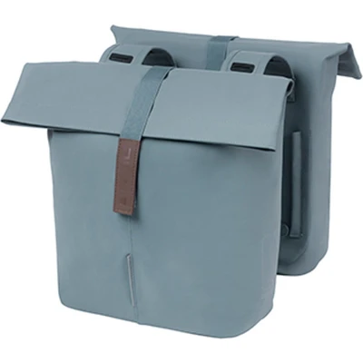 Afbeelding van Basil City Dubbele Fietstas graphite blue 32 liter