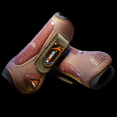 Image de eQuick Protèges Tendons eLight Glitter Front Paillettes Marron Full