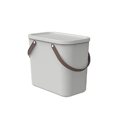 Afbeelding van Rotho Prullenbak van 25L Opbergcontainer Wit