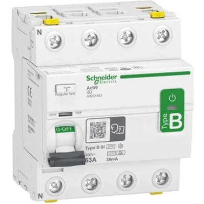 Afbeelding van Acti9 iID Differentieelschakelaar 4P 63A 30mA B SI type
