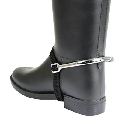 Afbeelding van Kerbl Sporen met Spoorriemen Stomp 15mm Heren