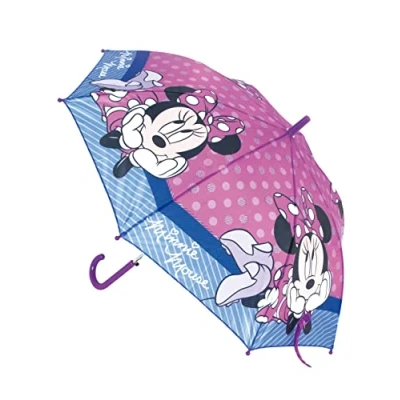 Afbeelding van Automatische Paraplu Minnie Mouse Lucky Roze (Ø 84 cm)