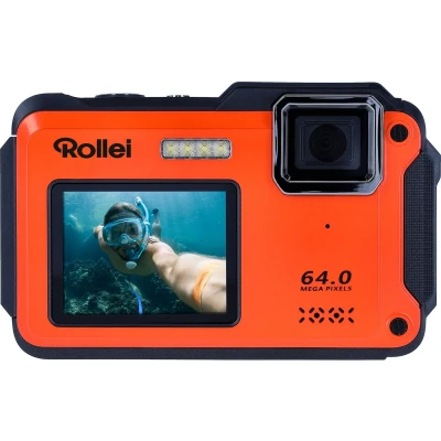 Afbeelding van Rollei Sportsline 64 Selfie Oranje Compactcamera