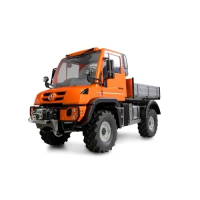 Afbeelding van Amewi 22682 Mercedes Benz Unimog, orange 1:10 Elektro RC truck RTR
