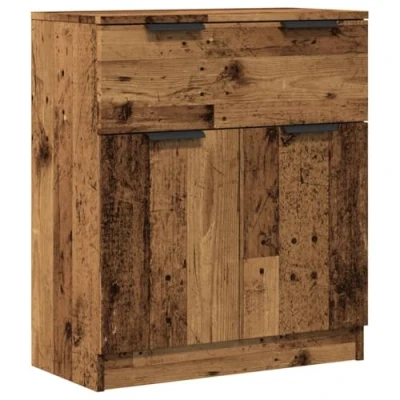 Image de vidaXL Buffet vieux bois 60x30x70 cm d&#039;ingénierie856834