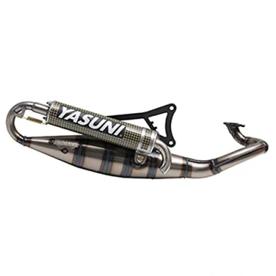 Afbeelding van 746331 2t r minarelli carbon goedgekeurde uitlaatpijp horizontaal ac/lc tub90