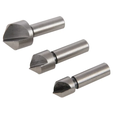 Afbeelding van Silverline 3 delige HSS verzinkboor set