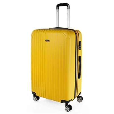 Afbeelding van ITACA Set reiskoffers van ABS met 4 wielen, stevig en lichtgewicht, handvat vergrendeling, cabinekoffer voor handbagage, medium grote koffer, beautycase T71500
