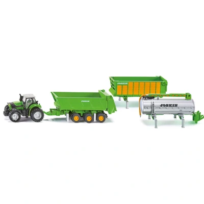 Afbeelding van SIKU Deutz met Joskin aanhangerset