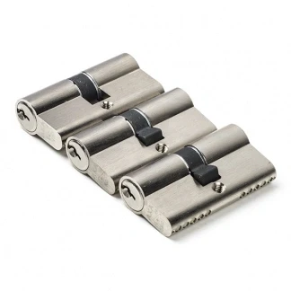 Afbeelding van Cilinder AXA 3 stuks (Dubbel, Gelijksluitend, SKG**, 30/30 mm, Vernikkeld, 9 sleutels)