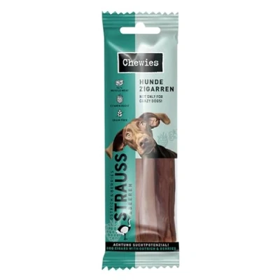 Afbeelding van Chewies Hondensigaar Struisvogel &amp; Bessen 75 gr