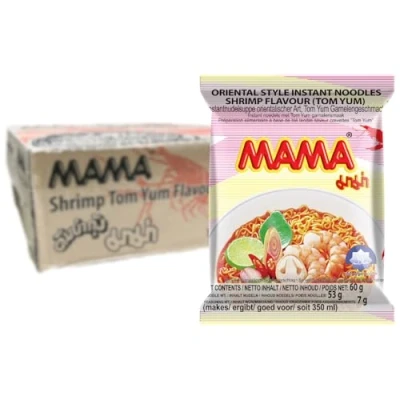 Afbeelding van Mama Instant Garnalen Noedels 30 x 60 g 1 Units
