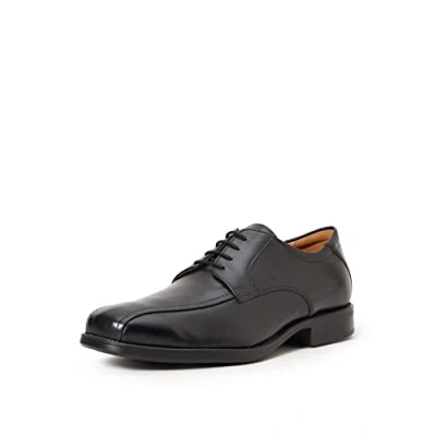 Afbeelding van Geox Federico Veterschoenen black, Heren, Maat: 45, Black Leer