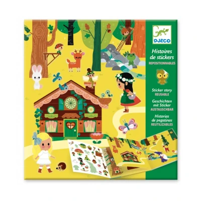 Afbeelding van Djeco stickerboek toverbos