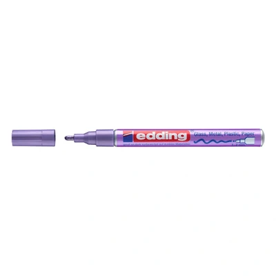 Image de Edding 751 marqueur peinture brillante (1 2 mm ogive) violet métallisé