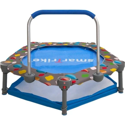 Afbeelding van SmartTrike SmarTrike 3 in 1 Trampoline en Ballenbak met 100 ballen.