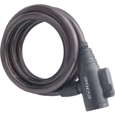 Afbeelding van Spiraalslot Edge Wired 120 ø12*1800 zwart