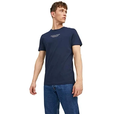 Image de Jack &amp; Jones T shirt à col rond Jprbluarchie Ss pour homme, Blazer bleu marine., XXL