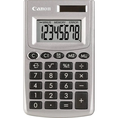Afbeelding van Canon LS 270L Zakrekenmachine Zilver Aantal displayposities: 8 werkt op zonne energie, batterijen (b x h d) 61 10 102 mm