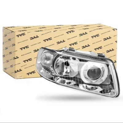 Afbeelding van TYC 20 0117 05 2 Koplampen rechts H7, H1 voor rechtsrijdend verkeer Zonder elektro motor, Met lamphouder AUDI: A3 Hatchback