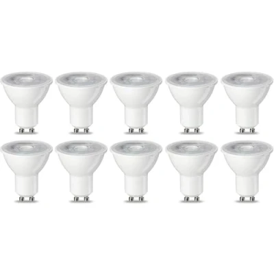 Afbeelding van Amazon Basics GU10 LED lamp, 4,7 W (50W Equivalent), Warm Wit, 10 Tellen