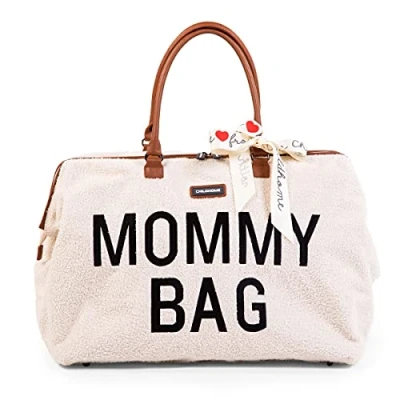 Afbeelding van Childhome Mommy Bag ® Verzorgingstas Teddy ecru