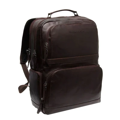 Afbeelding van Leren Rugzak Bruin Lennox 15 Inch Laptopvak The Chesterfield Brand