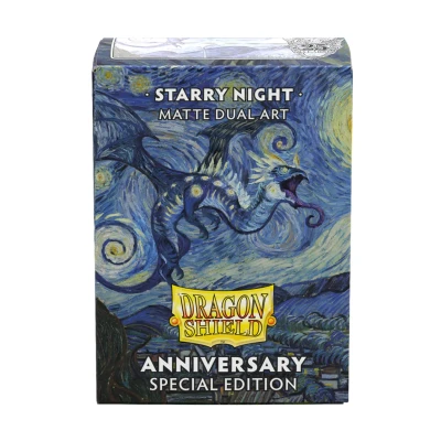 Afbeelding van Dragon Shield Standard size Matte Dual Art Sleeves Starry Night 100