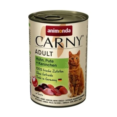 Afbeelding van animonda Carny chicken, turkey + rabbit 6 x 400g