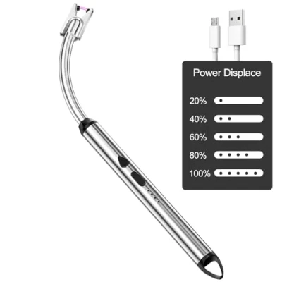 Afbeelding van Newaner elektrische aansteker, USB oplaadbaar, 360 flexibel, gasaansteker, fornuis, lang, winddicht, voor lichte kaarsen, gasfornuizen, barbecue, camping, open haard,