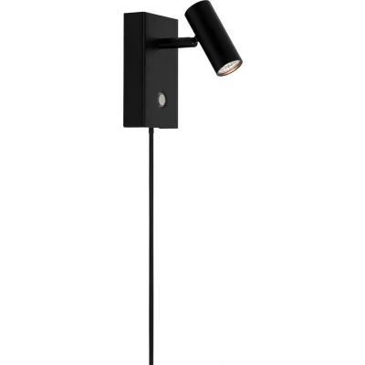 Afbeelding van Nordlux, Wandlamp + plafondlamp, Omari, Wandlamp, Zwart (320 lm)