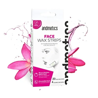 Afbeelding van Andmetics Face Wax strips ontharings voor het gezicht