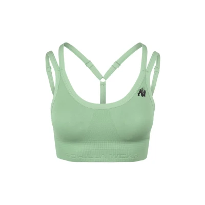 Afbeelding van Gorilla Wear Whitney Seamless Sportbh met high support, Dames, Maat: L/XL, Green