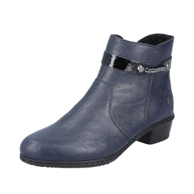 Afbeelding van Rieker Bottines classiques pour femme Y0783, bleu, 39 EU