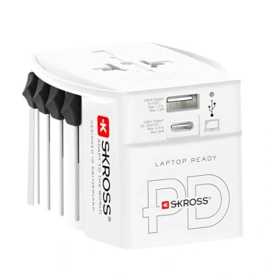 Afbeelding van Skross 1302976 Reisstekker MUV AC65PD