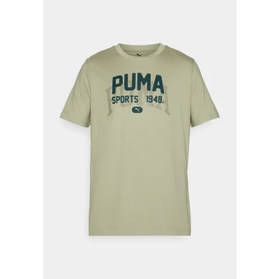Afbeelding van Graphic Varsity T shirt voor Heren, Maat S PUMA