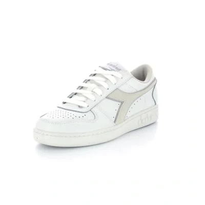 Afbeelding van Diadora Magic Basket Sneakers laag, Dames, Maat: 41, White/lilac marble Leer en textiel