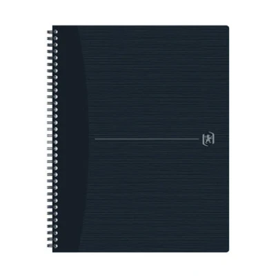 Image de Oxford Origin cahier à spirale A4+ ligné 90 g/m² 70 feuilles noir