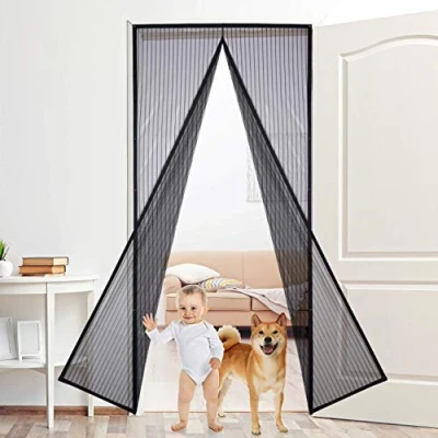 Afbeelding van XXYY magnetische hordeur, bevestiging, deurgordijn, eenvoudige montage, 90 x 210 cm