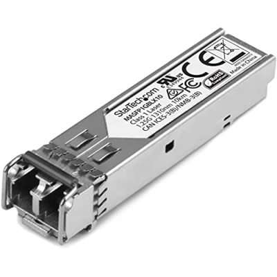 Afbeelding van StarTech Gigabit Glasvezel SFP ontvanger Cisco Meraki MA 1GB LX10 compatibel SM LC 10 km