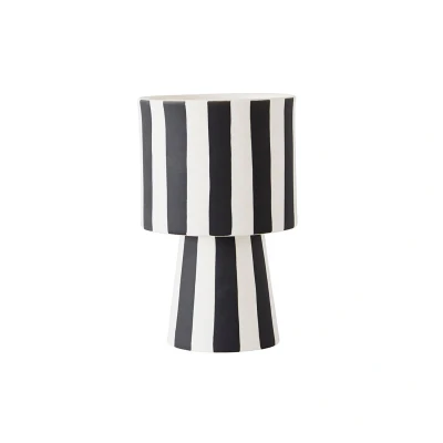 Afbeelding van OYOY Living Design Toppu S Bloempot Van Keramiek Voor Binnen 15 Cm Zwart