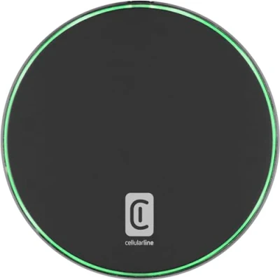 Afbeelding van Cellularline Snelle Draadloze oplader (15 W), laders, Zwart