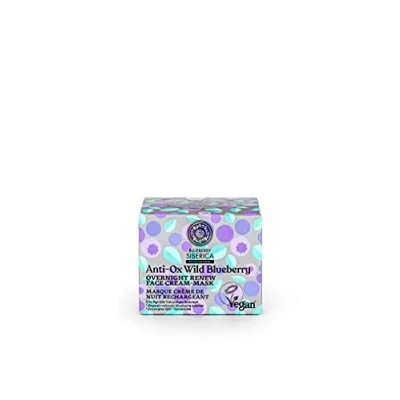 Afbeelding van Natura Siberica Bosbessen Opladend Nachtcrème Masker 50 ml