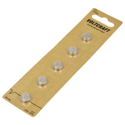 Afbeelding van VOLTCRAFT LR43 Knoopcel 1.5 V 85 mAh Alkaline VC 16108010 5 stuk(s)